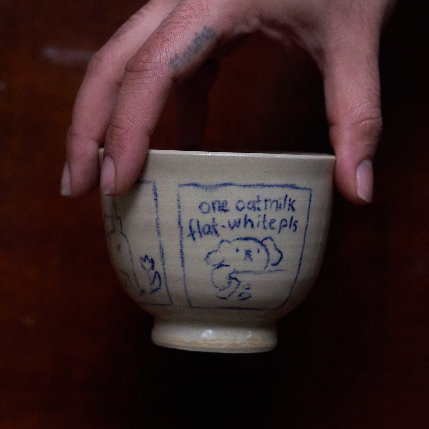 Puppy Flat White Cup