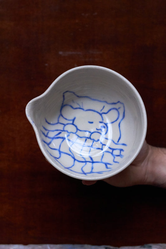 Sleeping Puppy Pouring Bowl