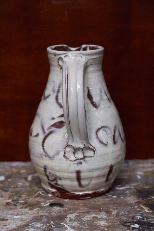 Fat Slipware Jug