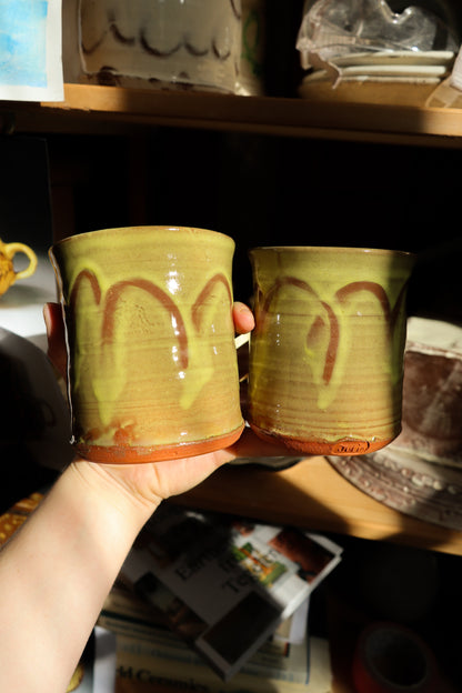 Yellow Slipware Cup