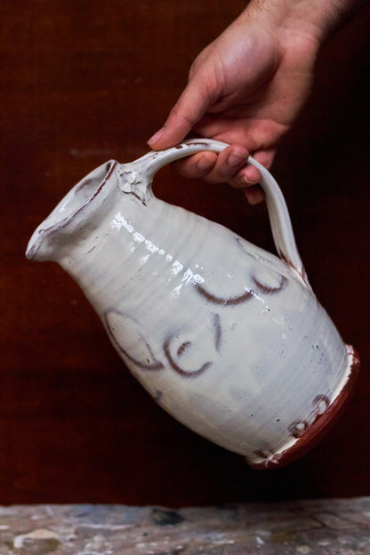 Big slipware jug