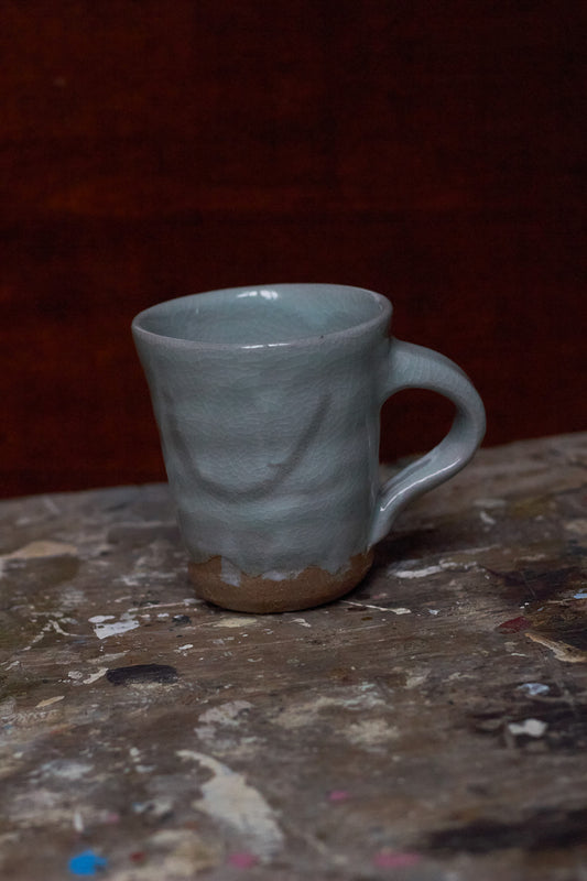 Celadon Wave Mug