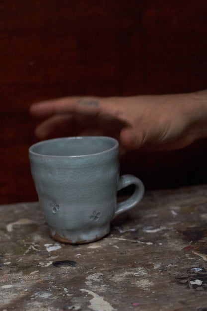 Celadon Clover Mug