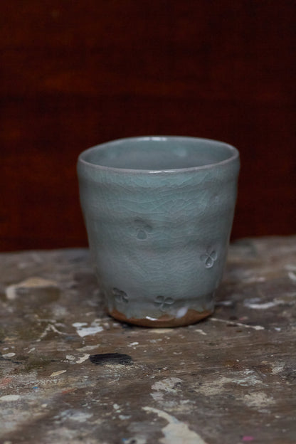 Celadon Clover Mug