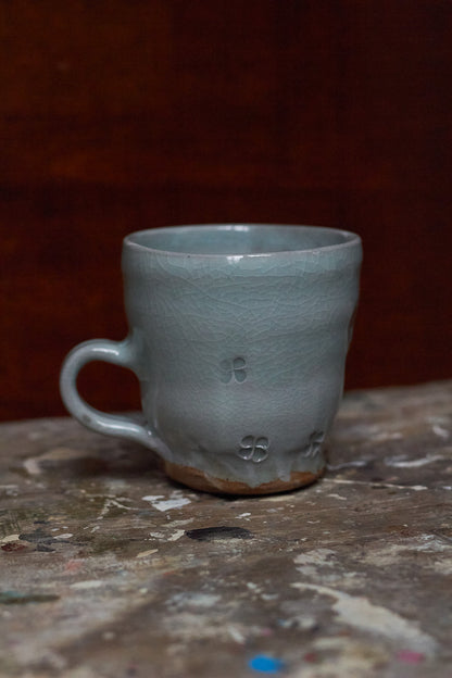 Celadon Clover Mug