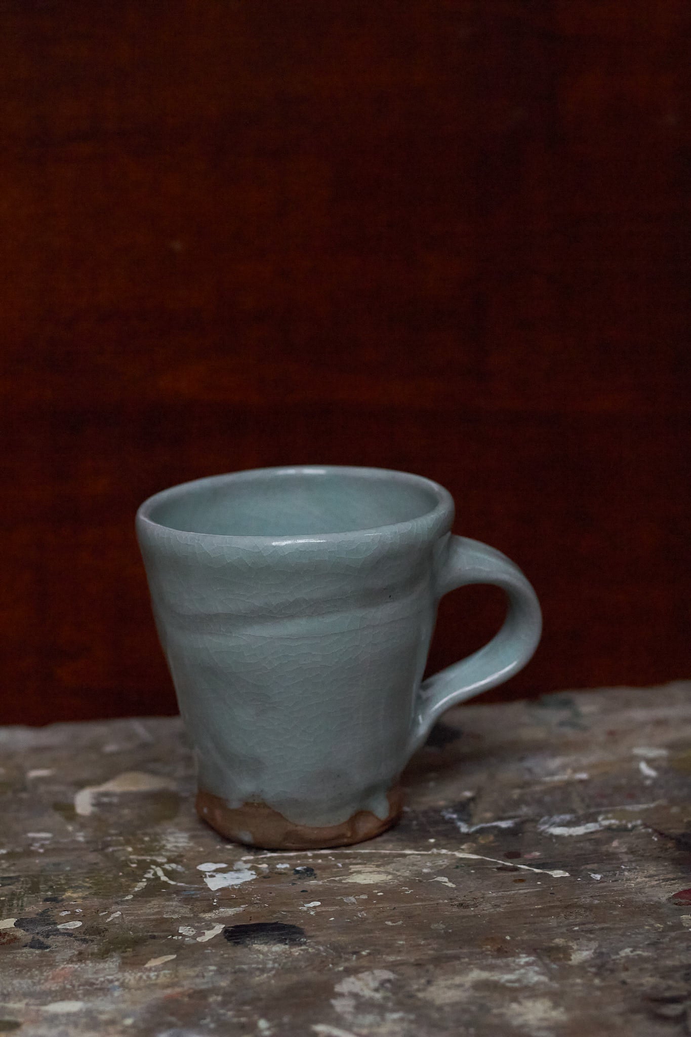 Celadon Swoop Mug