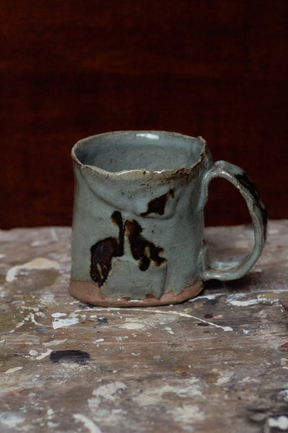 Handbuild Celadon Mug