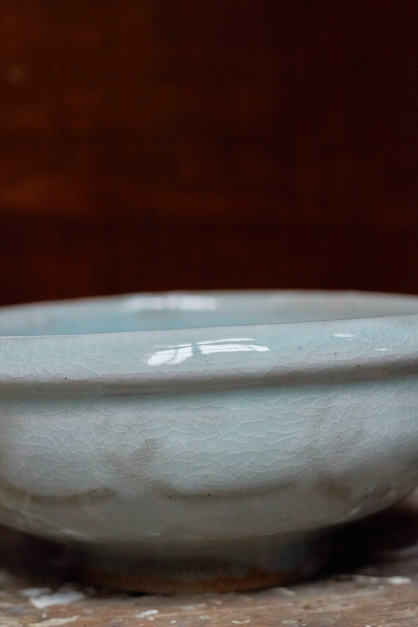 Shallow Celadon Pouring Bowl
