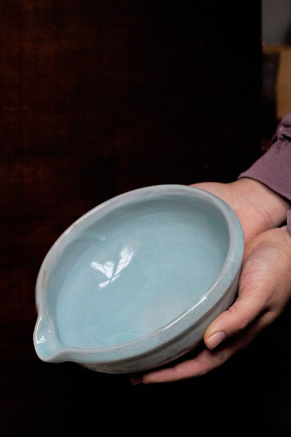 Shallow Celadon Pouring Bowl