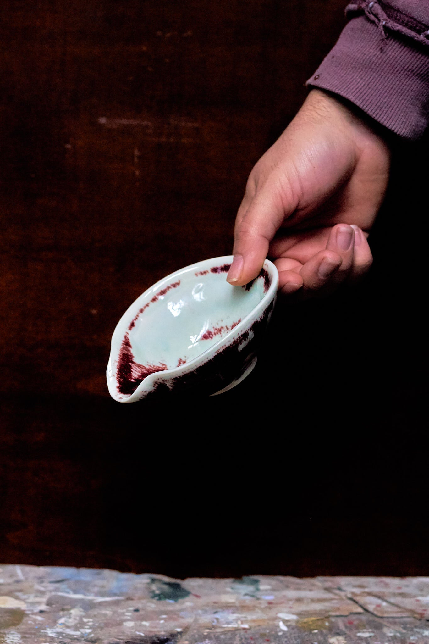 Small Porcelain Pouring Bowl