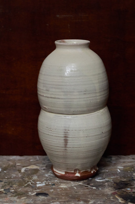 Tall Two Part Vase