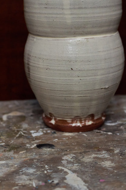 Tall Two Part Vase