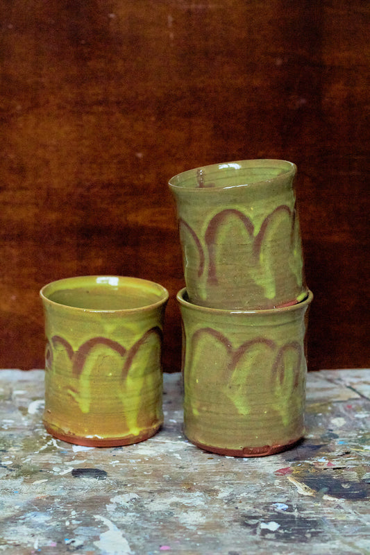 Yellow Slipware Cup