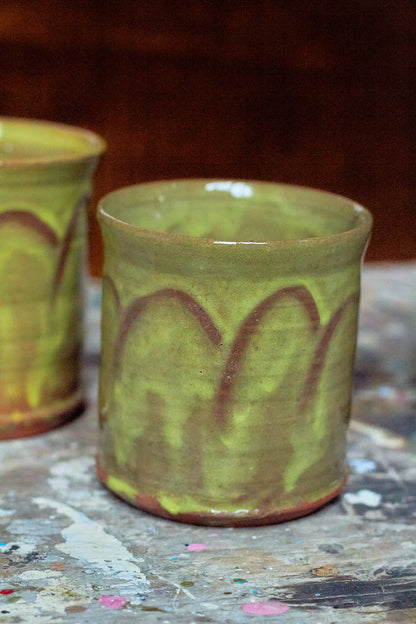 Yellow Slipware Cup