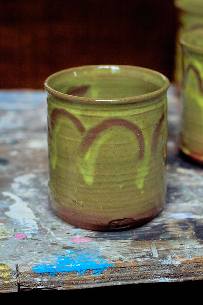 Yellow Slipware Cup