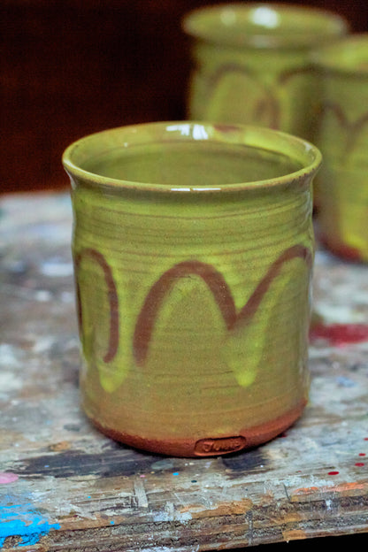Yellow Slipware Cup