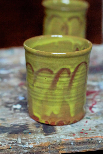 Yellow Slipware Cup