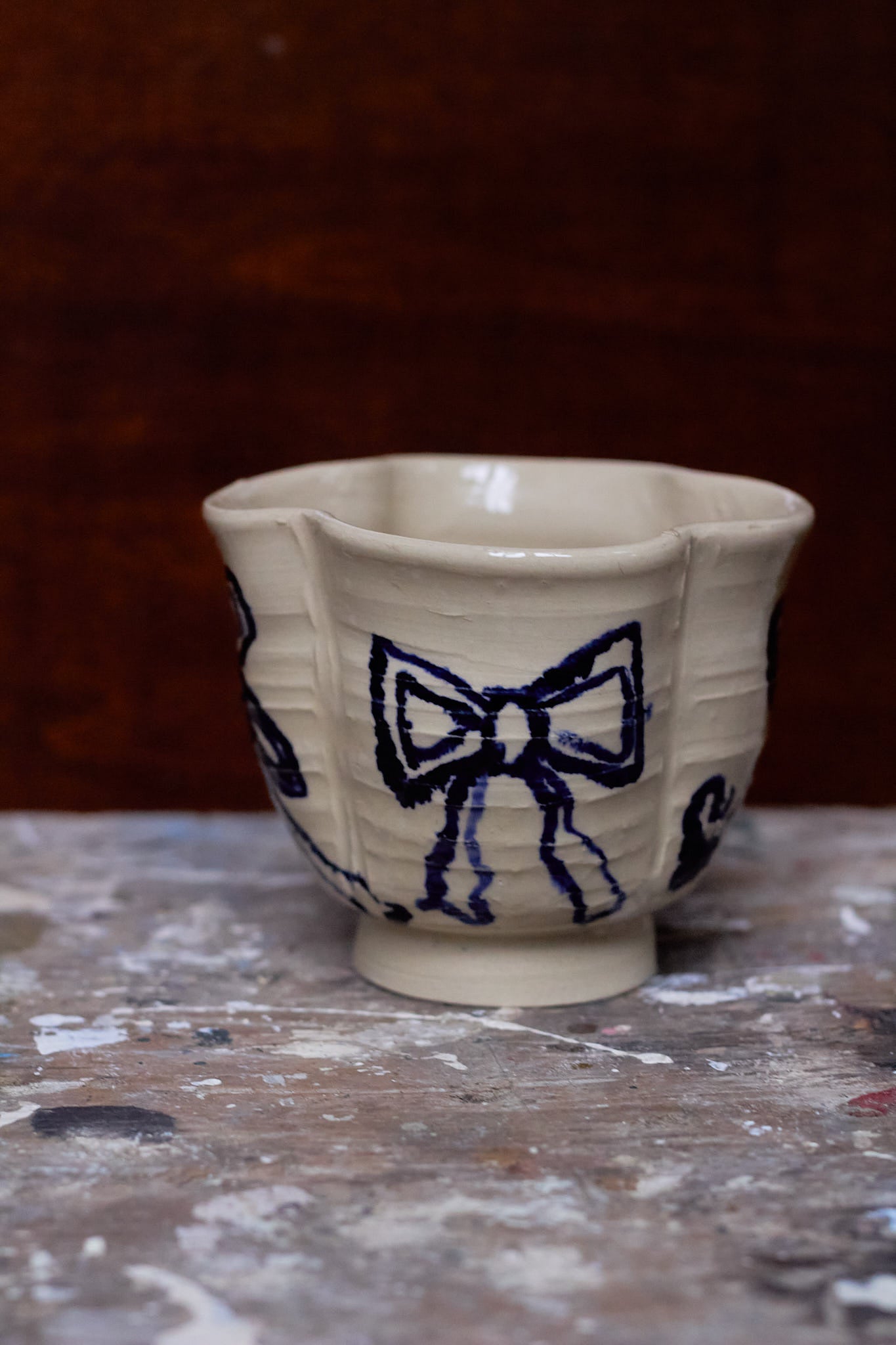 Blue Bows Cup