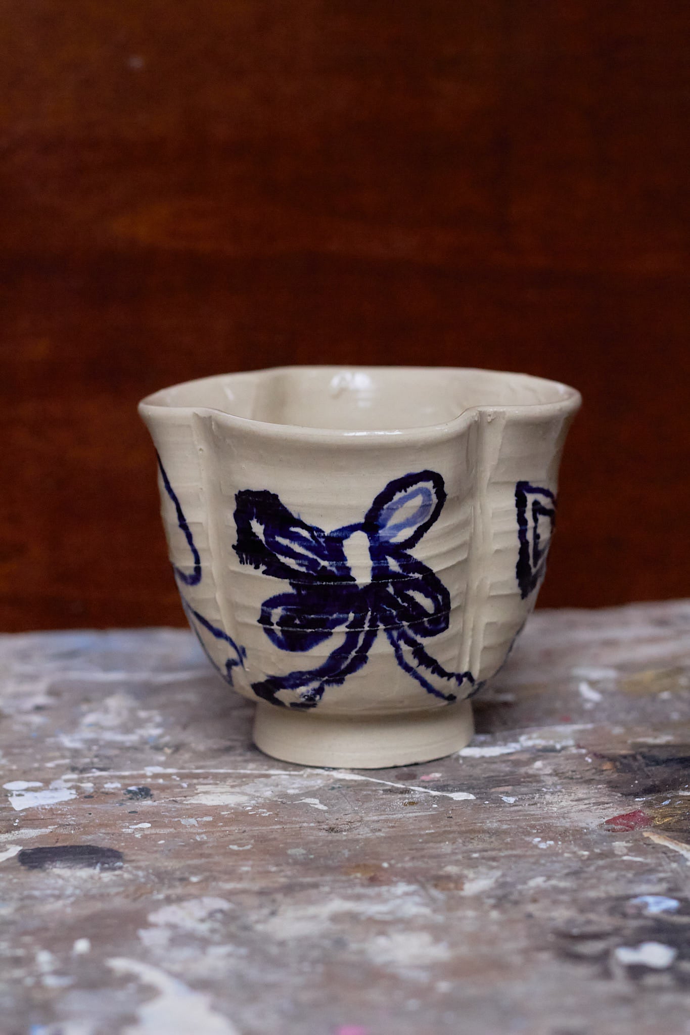 Blue Bows Cup