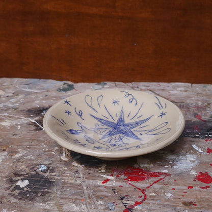 Dog In Space Small Dish