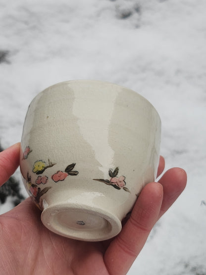 Puppy On A Flower Patch! Cup